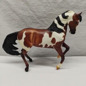 Rare Retired Breyer Horse #1742 Picasso Pinto Spanish Mustang Stallion Desatado